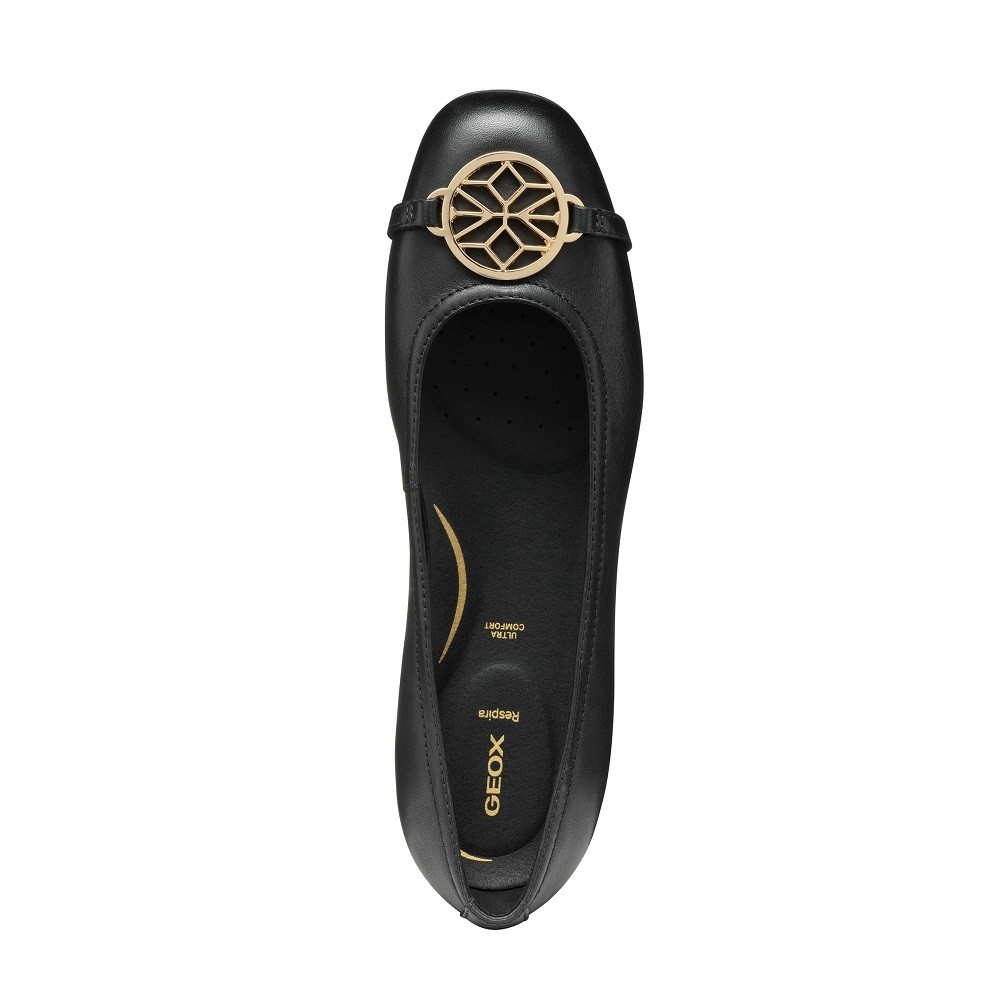 GEOX</br>Γυναικείες Μπαλαρίνες Μαύρο Δέρμα ANNYTAH D557NB 00085 C9999 Geox GEOX</br>Γυναικείες Μπαλαρίνες Μαύρο Δέρμα ANNYTAH D557NB 00085 C9999 Geox