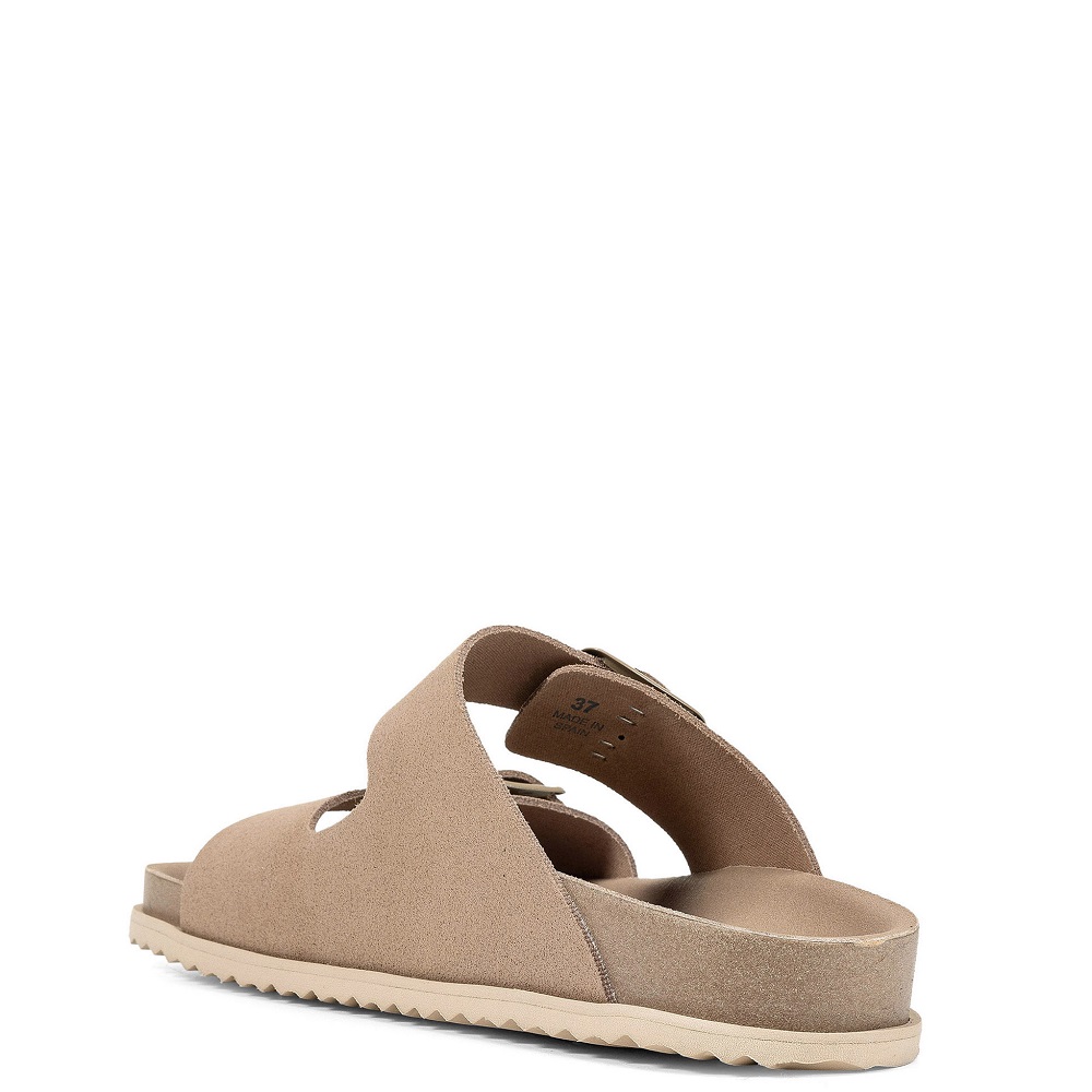 GEOX</br>Geox SANDYBETT D558RA 00022 C6738 Γυναικεία Σανδάλια Μπεζ Δέρμα Suede
