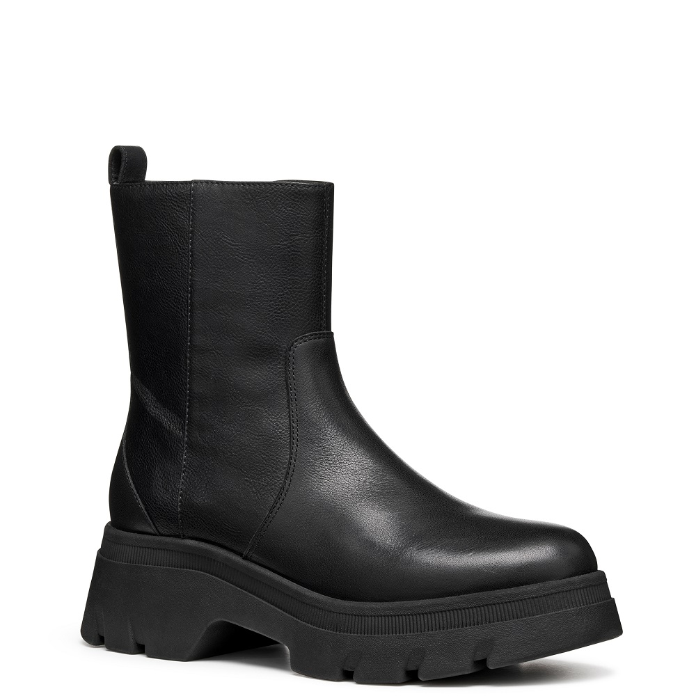 GEOX</br>Geox PLUETTE D565MB 04654 C9999 Γυναικεία Μποτάκια Μαύρο Δέρμα GEOX</br>Geox PLUETTE D565MB 04654 C9999 Γυναικεία Μποτάκια Μαύρο Δέρμα
