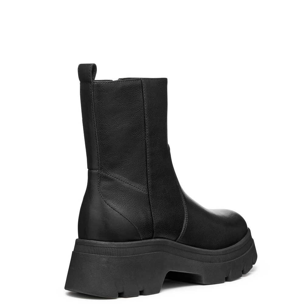 GEOX</br>Geox PLUETTE D565MB 04654 C9999 Γυναικεία Μποτάκια Μαύρο Δέρμα GEOX</br>Geox PLUETTE D565MB 04654 C9999 Γυναικεία Μποτάκια Μαύρο Δέρμα