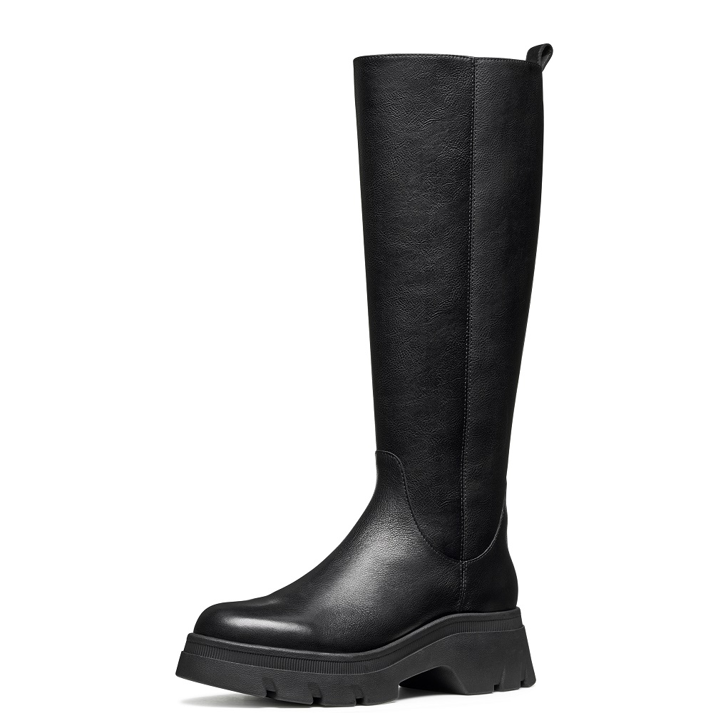 GEOX</br>Geox PLUETTE D565ME 05446 C9999 Γυναικείες Μπότες Μαύρο Δέρμα GEOX</br>Geox PLUETTE D565ME 05446 C9999 Γυναικείες Μπότες Μαύρο Δέρμα