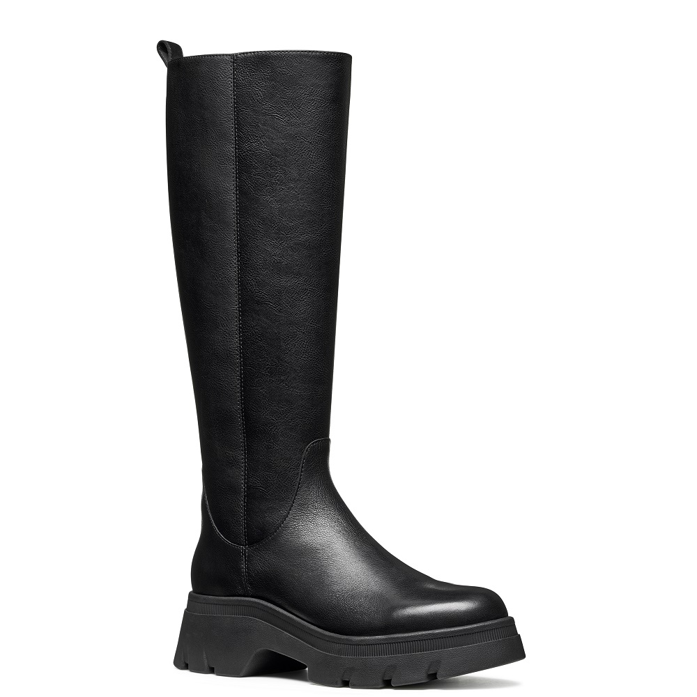 GEOX</br>Geox PLUETTE D565ME 05446 C9999 Γυναικείες Μπότες Μαύρο Δέρμα GEOX</br>Geox PLUETTE D565ME 05446 C9999 Γυναικείες Μπότες Μαύρο Δέρμα