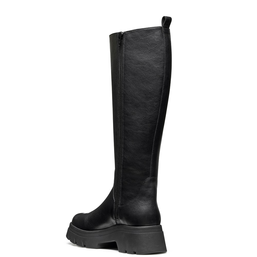 GEOX</br>Geox PLUETTE D565ME 05446 C9999 Γυναικείες Μπότες Μαύρο Δέρμα GEOX</br>Geox PLUETTE D565ME 05446 C9999 Γυναικείες Μπότες Μαύρο Δέρμα