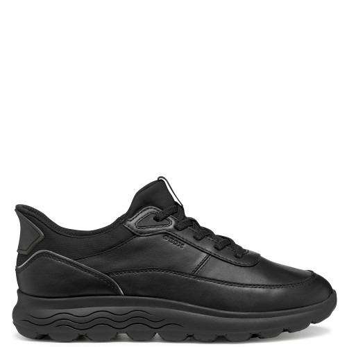 Geox SPHERICA PLUS D567MB 00085 C9999 Γυναικεία Sneakers Μαύρο Δέρμα Geox SPHERICA PLUS D567MB 00085 C9999 Γυναικεία Sneakers Μαύρο Δέρμα