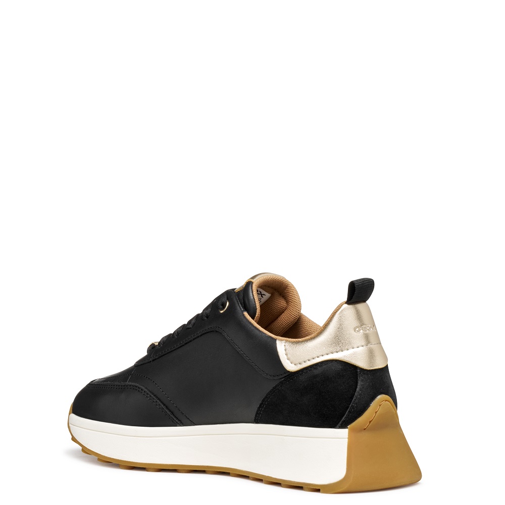 GEOX</br>Γυναικεία Sneakers Μαύρο Δέρμα AMABEL A D56MDA 08522 C9999 Geox GEOX</br>Γυναικεία Sneakers Μαύρο Δέρμα AMABEL A D56MDA 08522 C9999 Geox