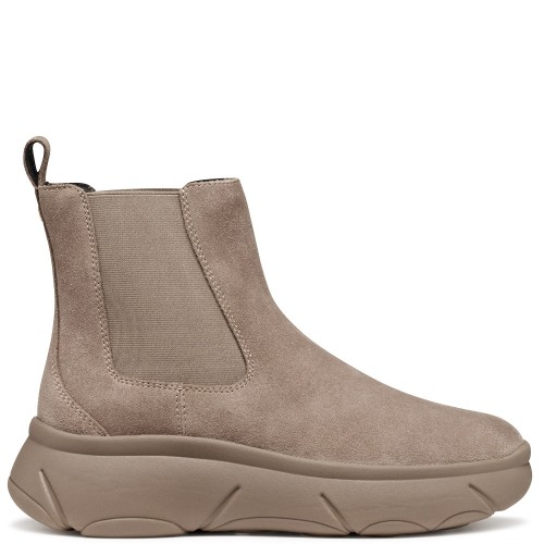 Geox NEBULA 2.0  B D56NHB 00022 C6029 Γυναικεία Μποτάκια Μπεζ Δέρμα Suede Geox NEBULA 2.0  B D56NHB 00022 C6029 Γυναικεία Μποτάκια Μπεζ Δέρμα Suede