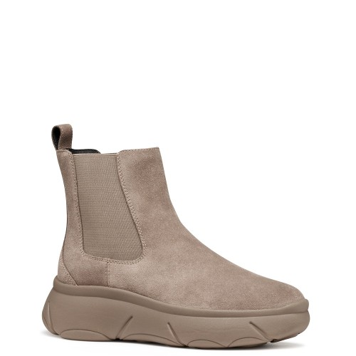 Geox NEBULA 2.0  B D56NHB 00022 C6029 Γυναικεία Μποτάκια Μπεζ Δέρμα Suede Geox NEBULA 2.0  B D56NHB 00022 C6029 Γυναικεία Μποτάκια Μπεζ Δέρμα Suede