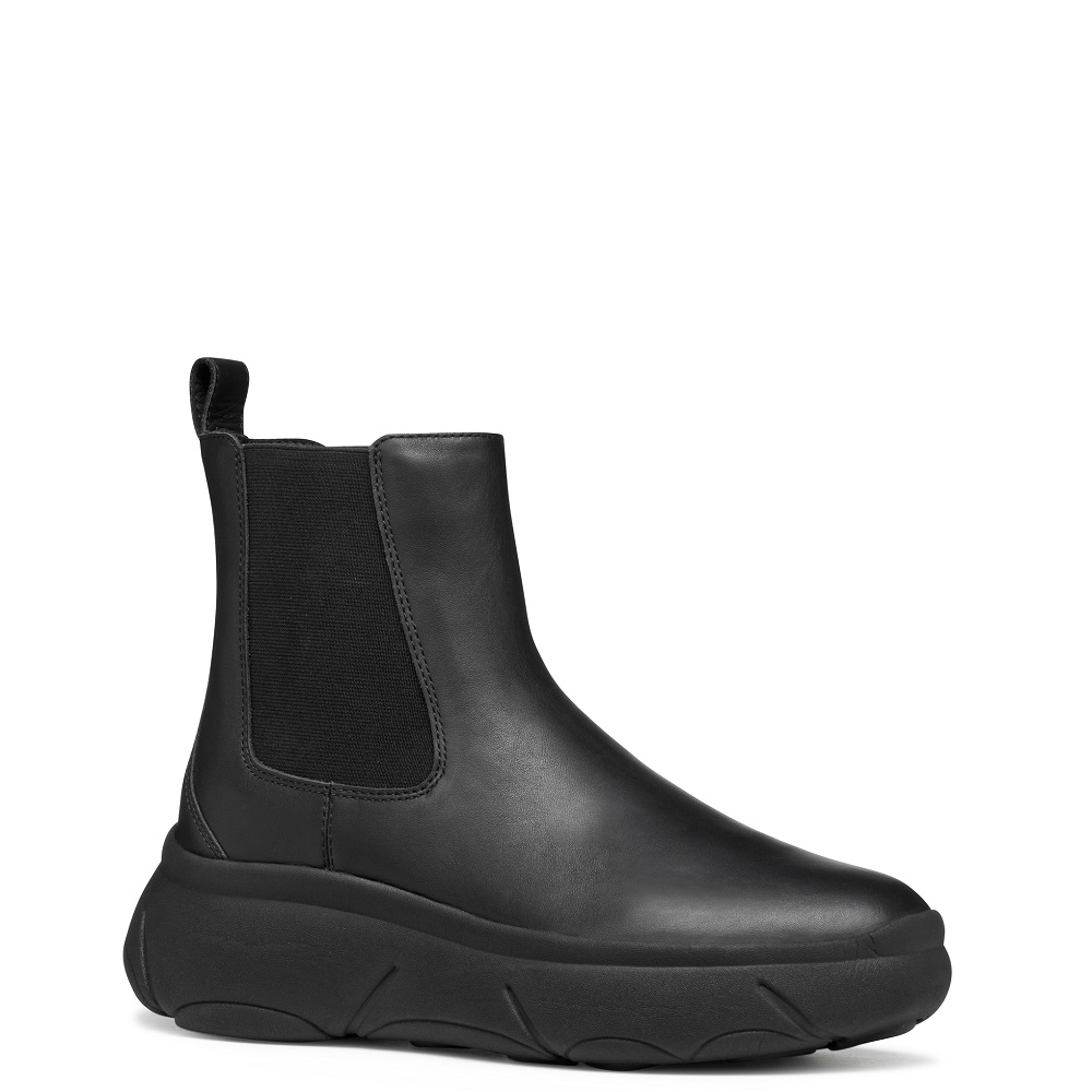 GEOX</br>Geox NEBULA 2.0 X B D56NHB 00085 C9999 Γυναικεία Μποτάκια Μαύρο Δέρμα GEOX</br>Geox NEBULA 2.0 X B D56NHB 00085 C9999 Γυναικεία Μποτάκια Μαύρο Δέρμα