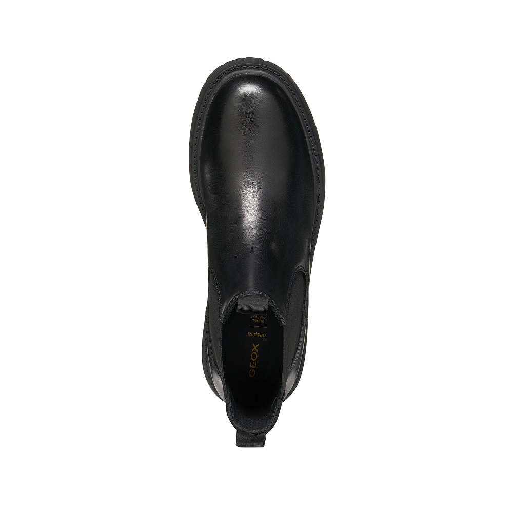 GEOX</br>Geox SPHERICA EC7 A D56VDA 00043 C9999 Γυναικεία Μποτάκια Μαύρο Δέρμα GEOX</br>Geox SPHERICA EC7 A D56VDA 00043 C9999 Γυναικεία Μποτάκια Μαύρο Δέρμα