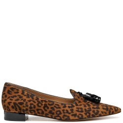 GEOX</br>Geox GISELDA15 B D56YUB 00766 C0034 Γυναικεία Loafers Κονιάκ/Μαύρο Δέρμα Suede