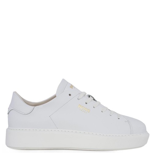 Boss D5720 GARDA Ανδρικά Sneakers Λευκό Δέρμα