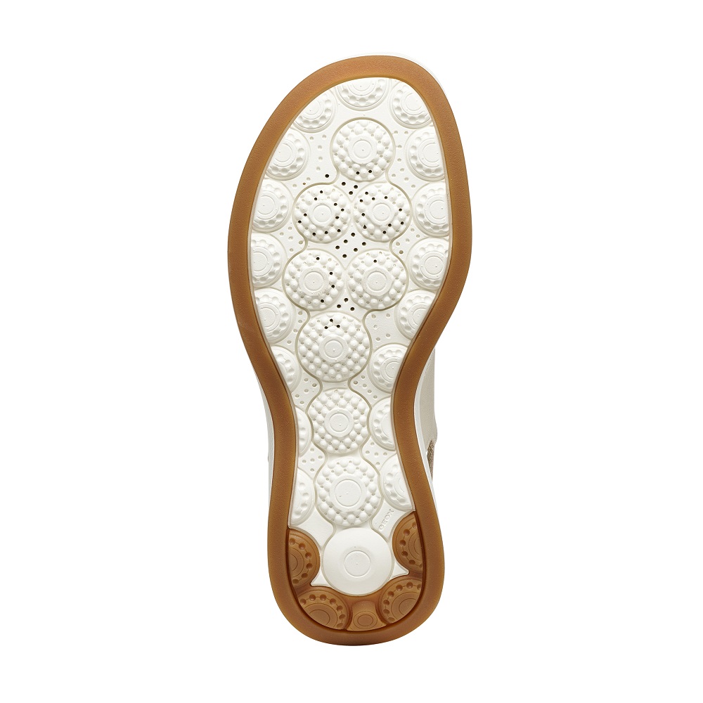 GEOX</br>Geox SPHERICA ECUB-3 S D650VC 022BC C1122 Γυναικεία Σανδάλια Εκρού Δέρμα
