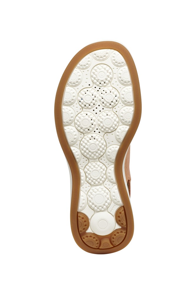 GEOX</br>Geox SPHERICA ECUB-3 S D650VC 022BC C8155 Γυναικεία Σανδάλια Πορτοκαλί/Μπεζ Δέρμα