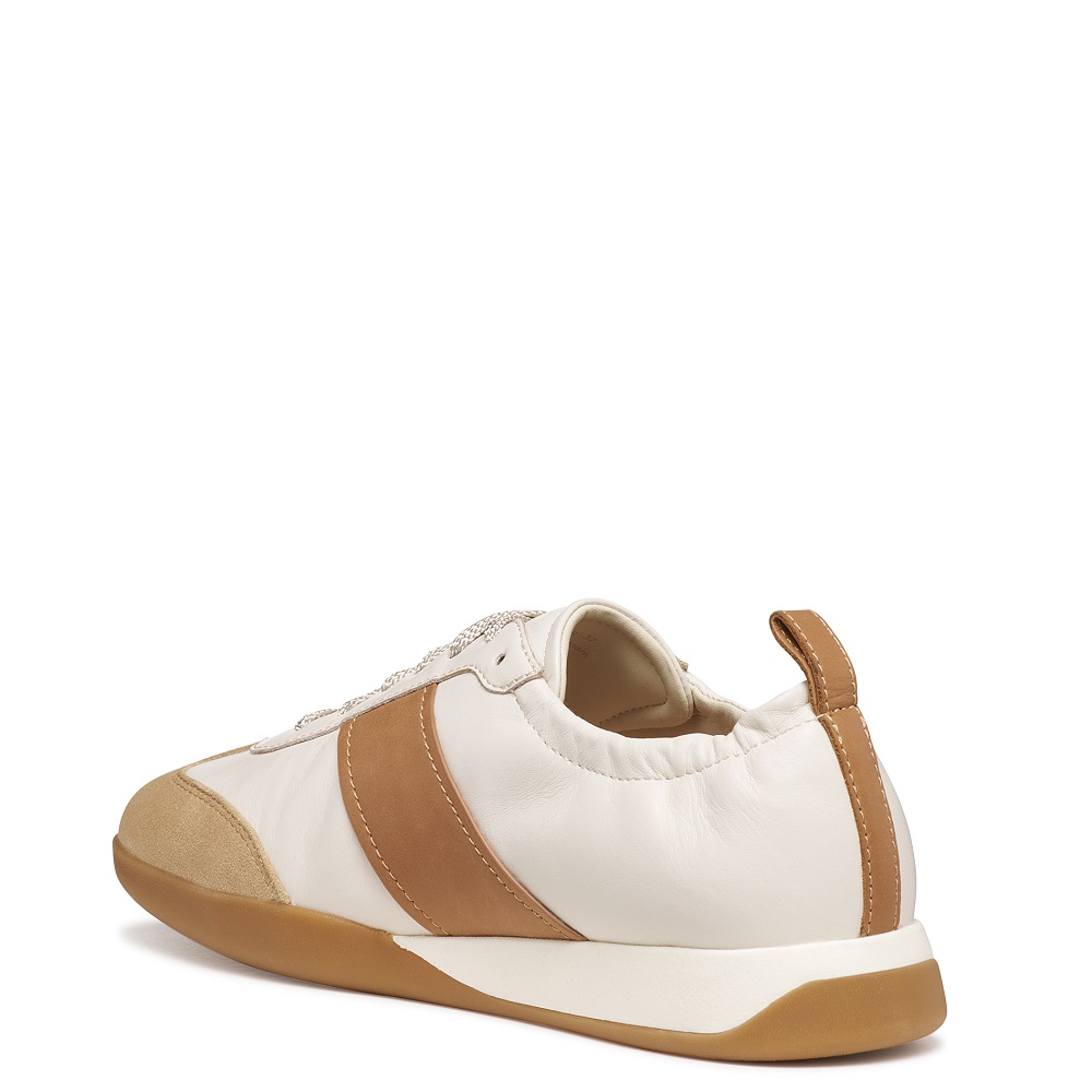 GEOX</br>Geox MARYEMY D653BB 08521 C1101 Γυναικεία Sneakers Εκρού/Μπεζ Δέρμα