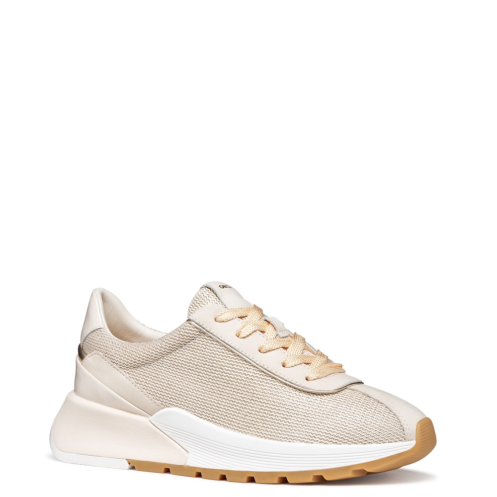 GEOX</br>Geox METROPOLI D655JA 0LY66 C1S1L Γυναικεία Sneakers Μπεζ/Γκρι Leather/Mesh GEOX</br>Geox METROPOLI D655JA 0LY66 C1S1L Γυναικεία Sneakers Μπεζ/Γκρι Leather/Mesh