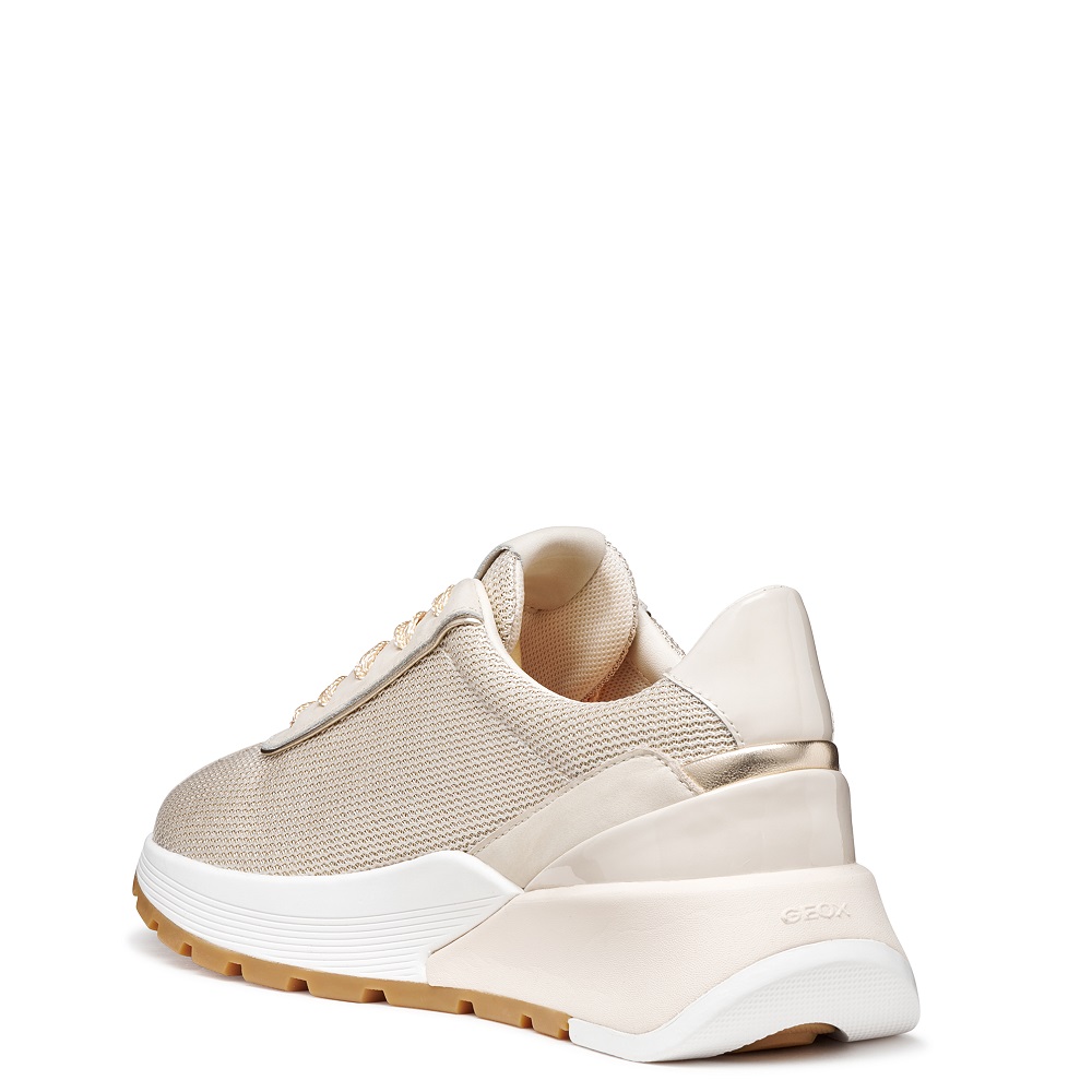 GEOX</br>Geox METROPOLI D655JA 0LY66 C1S1L Γυναικεία Sneakers Μπεζ/Γκρι Leather/Mesh GEOX</br>Geox METROPOLI D655JA 0LY66 C1S1L Γυναικεία Sneakers Μπεζ/Γκρι Leather/Mesh