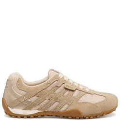 GEOX</br>Geox SNAKE ORIGINAL D65B0A 01422 C1S5K Γυναικεία Sneakers Μπεζ/Εκρού Suede/Mesh