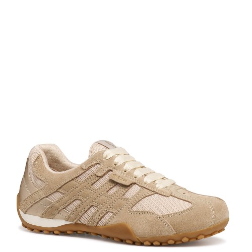 Geox SNAKE ORIGINAL D65B0A 01422 C1S5K Γυναικεία Sneakers Μπεζ/Εκρού Suede/Mesh Geox SNAKE ORIGINAL D65B0A 01422 C1S5K Γυναικεία Sneakers Μπεζ/Εκρού Suede/Mesh