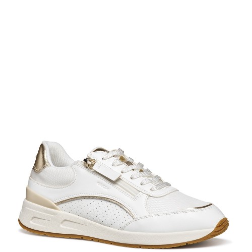 Geox BULMYA D65NQB 05411 C1327 Γυναικεία Sneakers Λευκό/Χρυσό