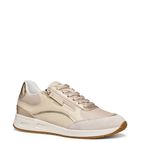 Geox BULMYA D65NQB 054AC C1S2L Γυναικεία Sneakers Μπεζ/Χρυσό