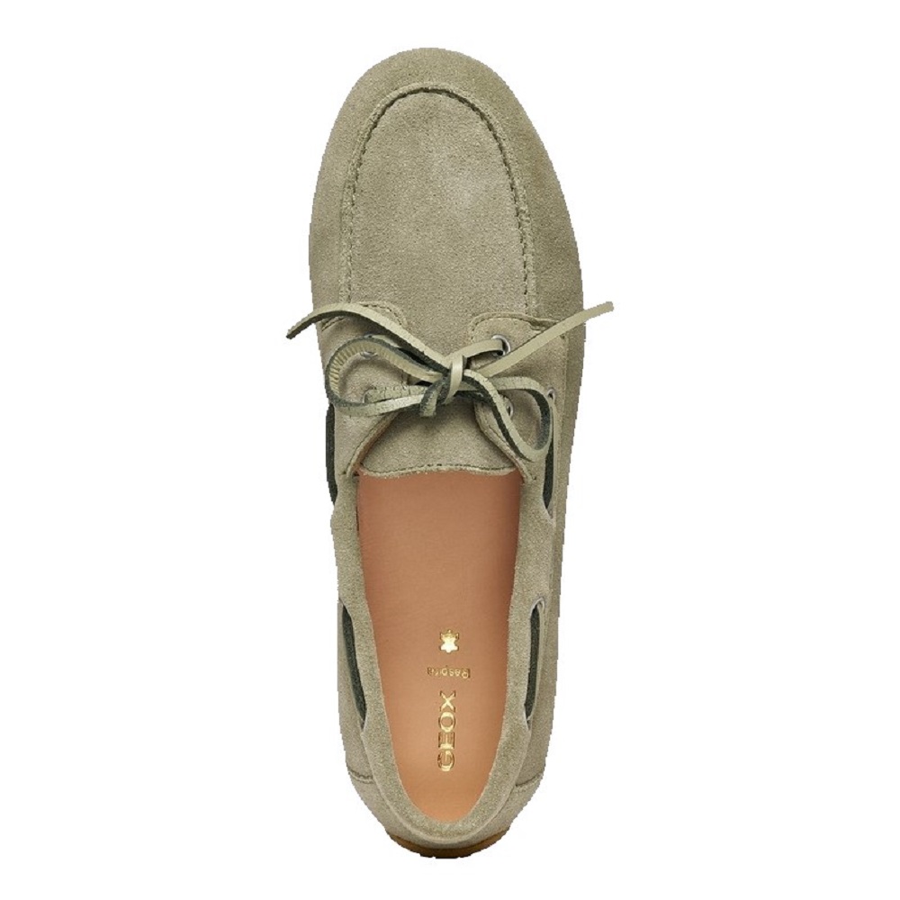 GEOX</br>Geox ADDISSE D66AXB 00022 C3016 Γυναικεία Boat-shoes Λαδί Suede GEOX</br>Geox ADDISSE D66AXB 00022 C3016 Γυναικεία Boat-shoes Λαδί Suede
