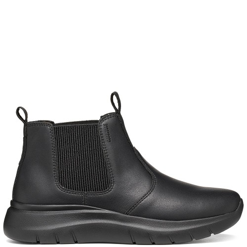 Geox PLUMMERY D66YNA 0009B C9999 Γυναικεία Μποτάκια Μαύρο Δέρμα