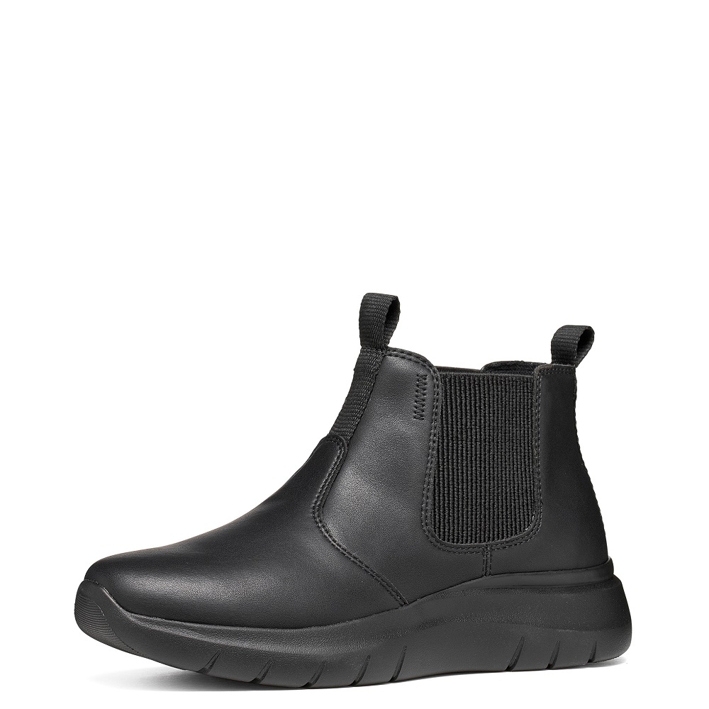 GEOX</br>Geox PLUMMERY D66YNA 0009B C9999 Γυναικεία Μποτάκια Μαύρο Δέρμα GEOX</br>Geox PLUMMERY D66YNA 0009B C9999 Γυναικεία Μποτάκια Μαύρο Δέρμα