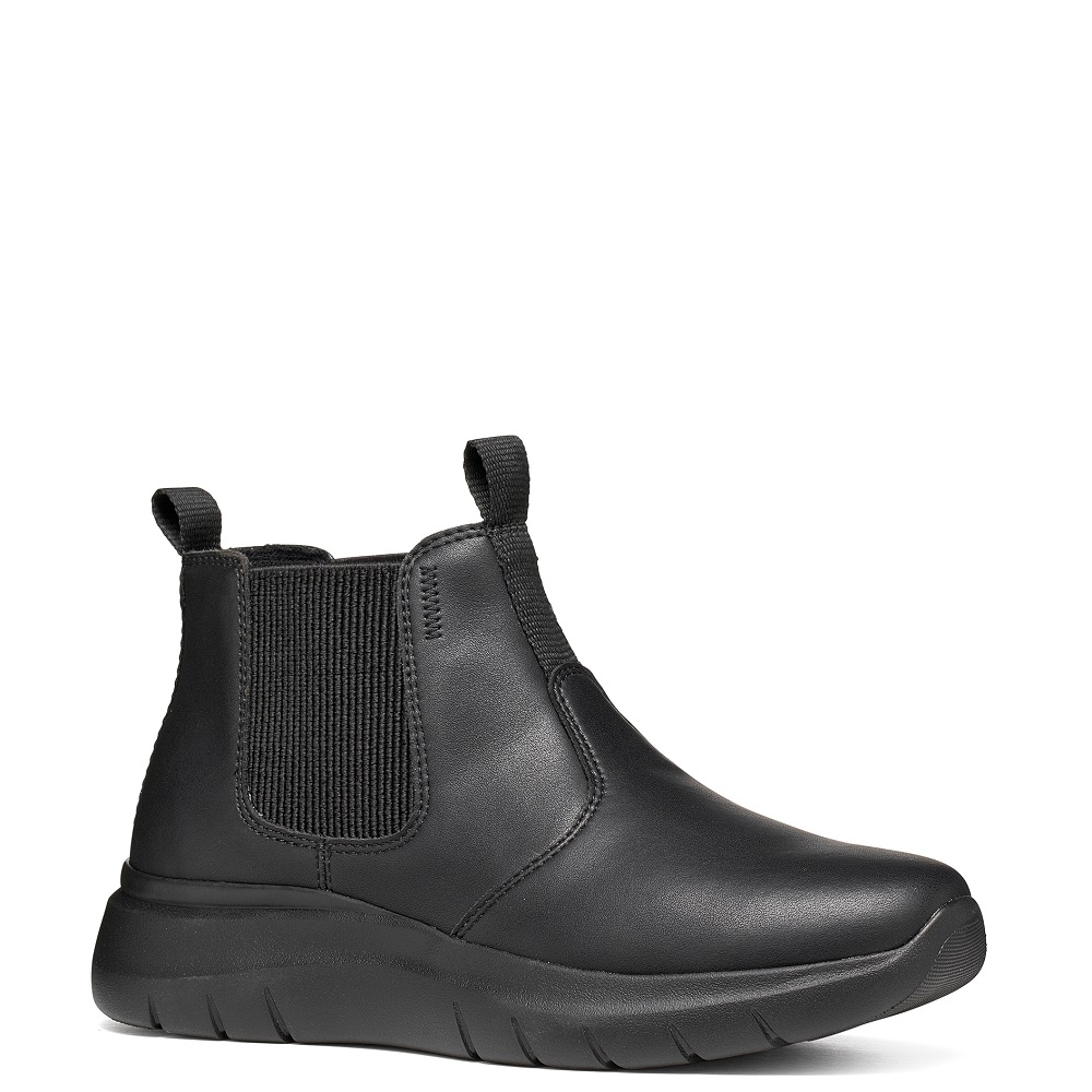 GEOX</br>Geox PLUMMERY D66YNA 0009B C9999 Γυναικεία Μποτάκια Μαύρο Δέρμα GEOX</br>Geox PLUMMERY D66YNA 0009B C9999 Γυναικεία Μποτάκια Μαύρο Δέρμα