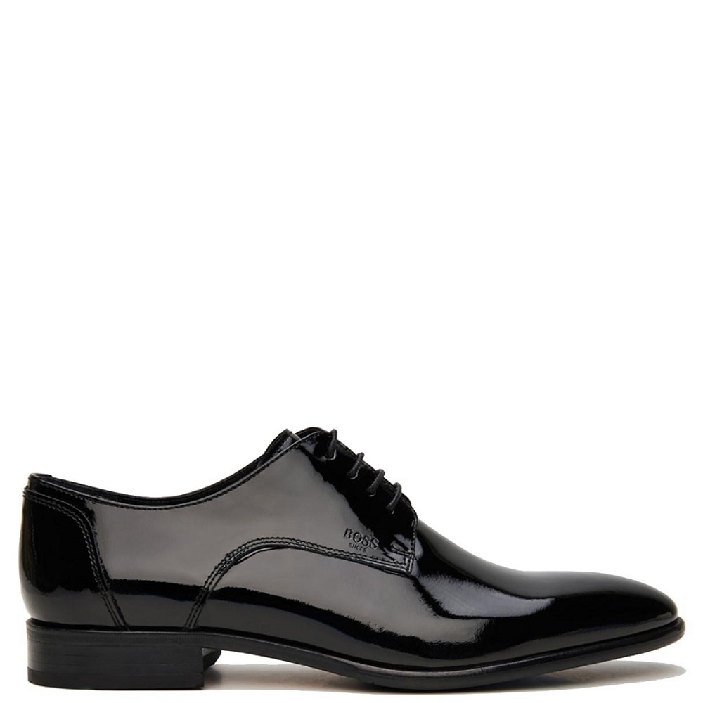 BOSS</br>Boss D7513 LOUSTRINI Ανδρικά Δετά Παπούτσια Μαύρο Δέρμα