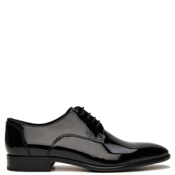 BOSS</br>Boss D7513 LOUSTRINI Ανδρικά Δετά Παπούτσια Μαύρο Δέρμα