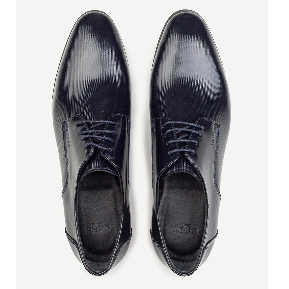 BOSS</br>Boss D7513 POINT Ανδρικά Δετά Παπούτσια Μπλε Δέρμα BOSS</br>Boss D7513 POINT Ανδρικά Δετά Παπούτσια Μπλε Δέρμα