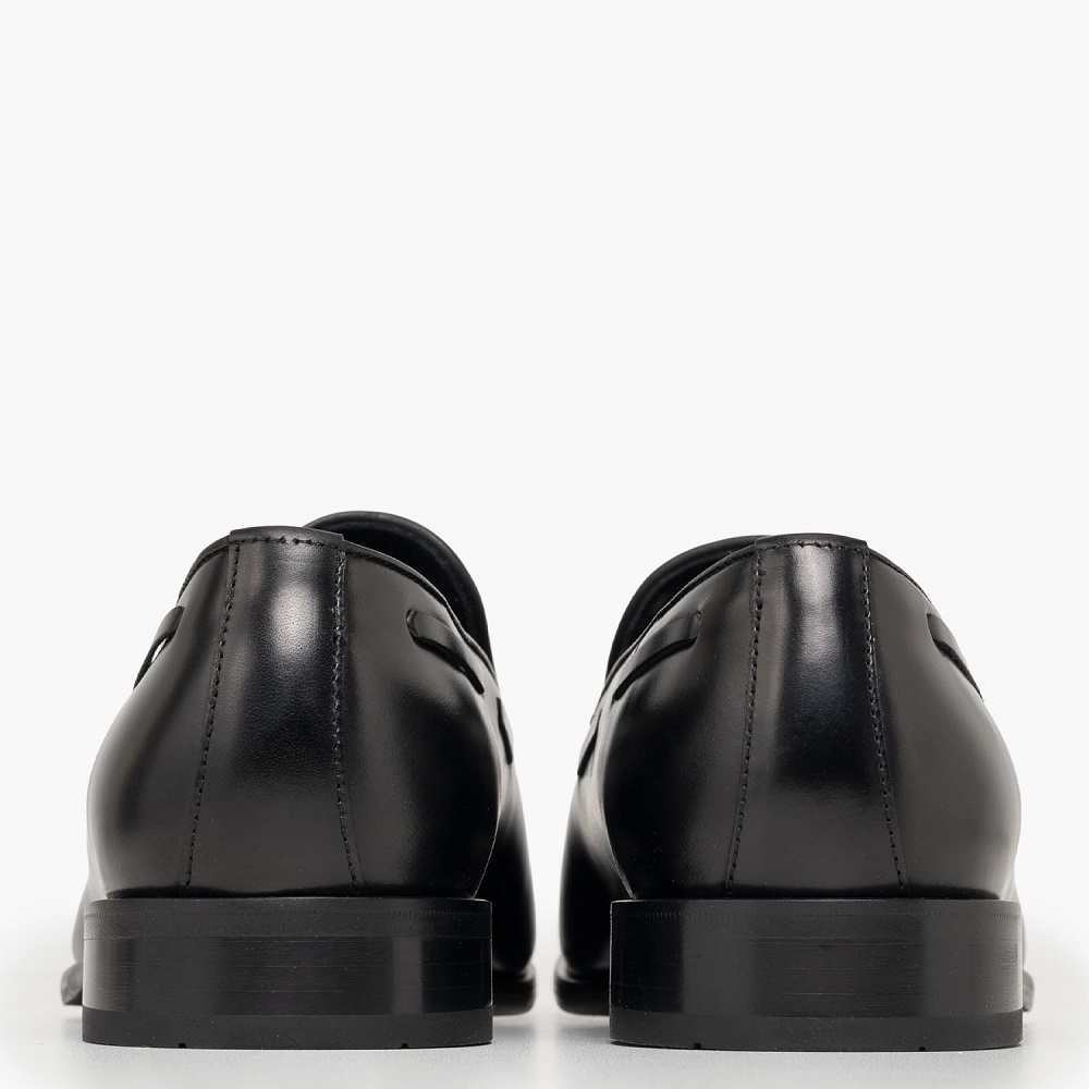 BOSS</br>Boss D7692 DAKAR Ανδρικά Μοκασίνια/Loafers Μαύρο Δέρμα