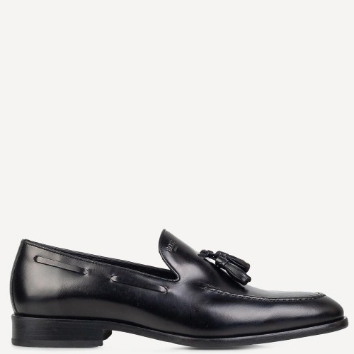 Boss D7692 DAKAR Ανδρικά Μοκασίνια/Loafers Μαύρο Δέρμα