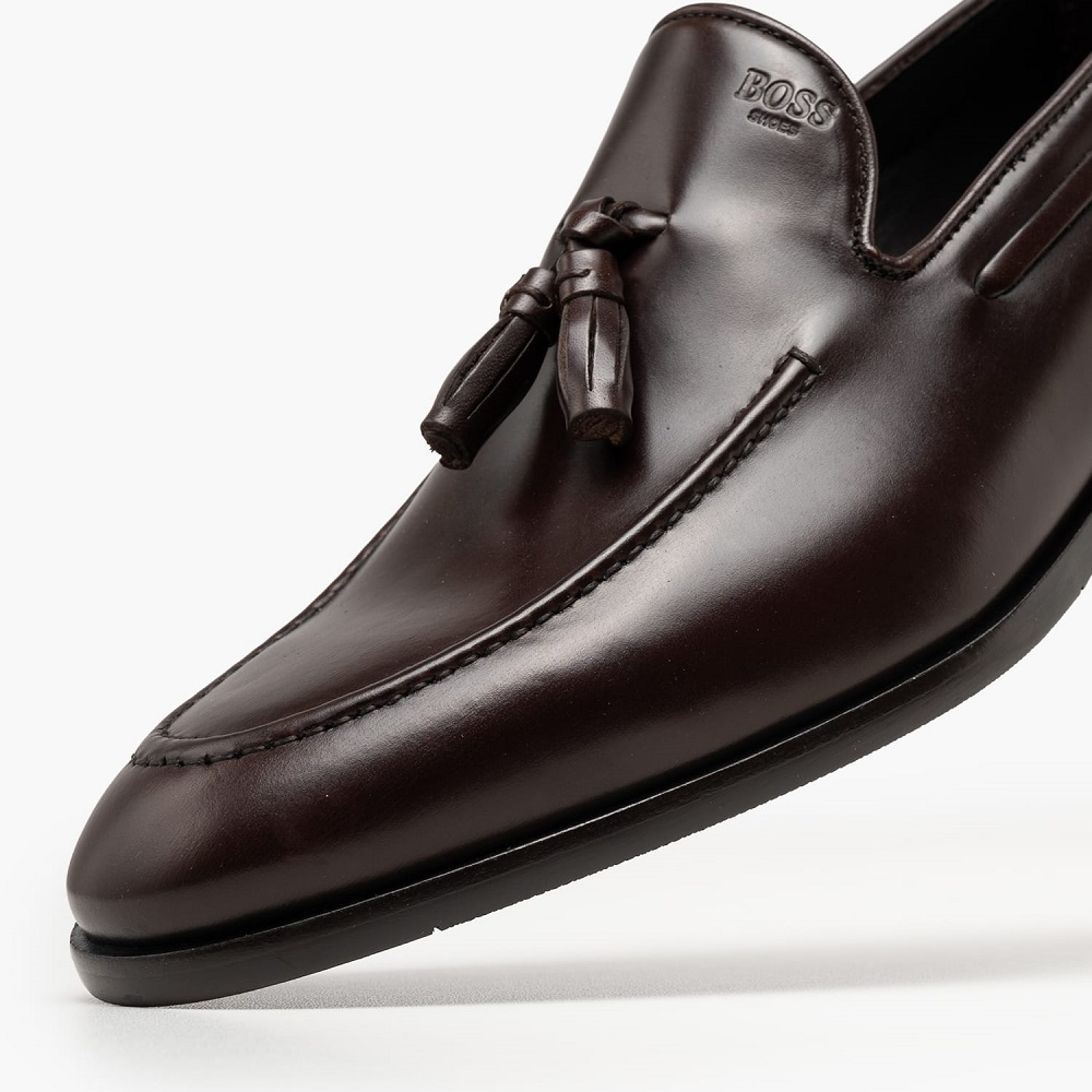 BOSS</br>Boss D7692 DAKAR Ανδρικά Μοκασίνια/Loafers Καφέ Δέρμα