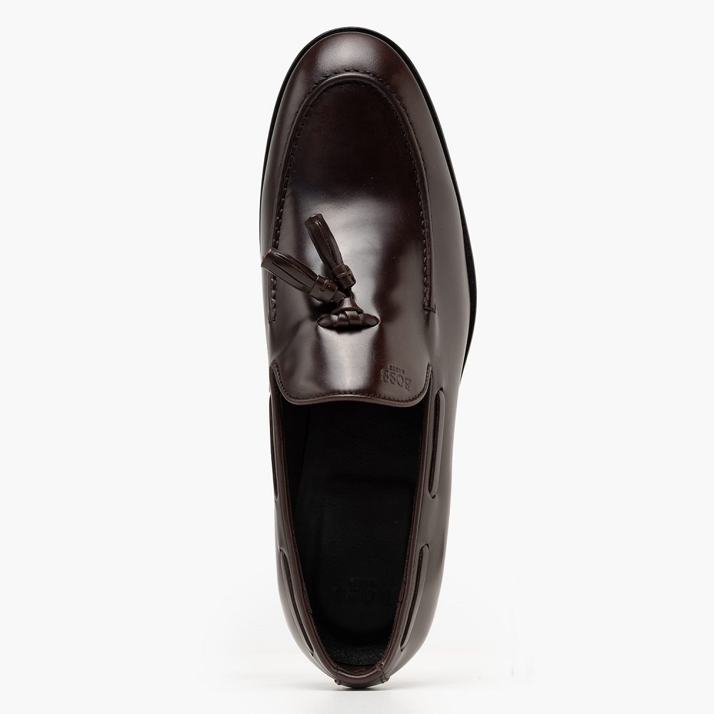 BOSS</br>Boss D7692 DAKAR Ανδρικά Μοκασίνια/Loafers Καφέ Δέρμα