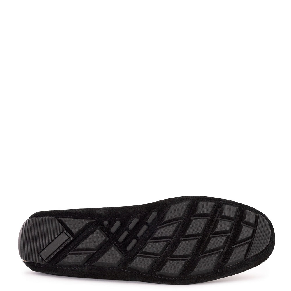 BOSS</br>Boss D7770 SUEDE Ανδρικά Μοκασίνια/Loafers Μαύρο Suede