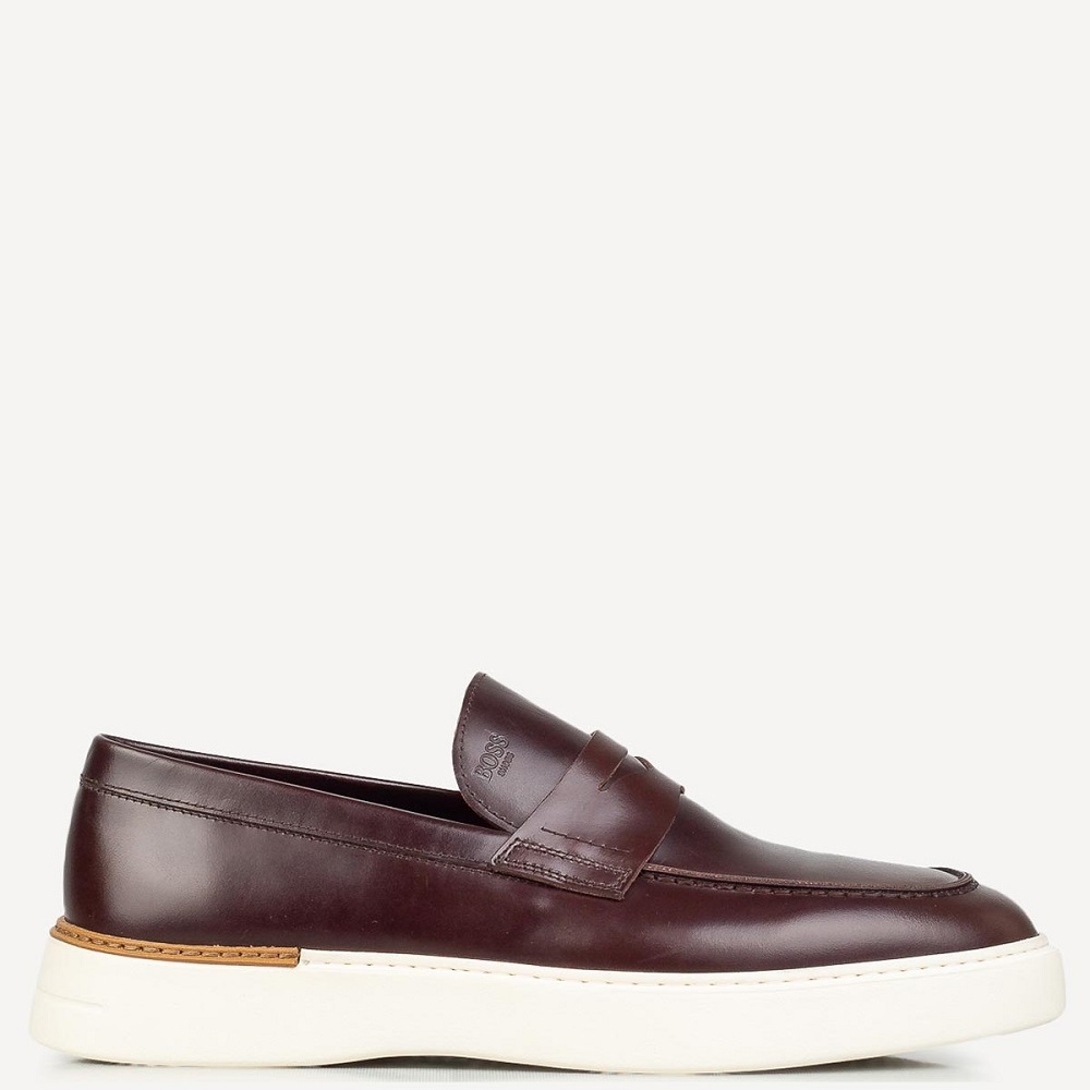 BOSS</br>Boss D7864 DAKAR Ανδρικά Μοκασίνια/Loafers Καφέ Δέρμα