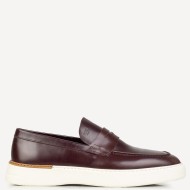 Boss D7864 DAKAR Ανδρικά Μοκασίνια/Loafers Καφέ Δέρμα