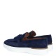 BOSS</br>Boss D7865 SUEDE Ανδρικά Μοκασίνια/Loafers Μπλε Suede