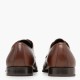 BOSS</br>Boss D7998 SANTONI Ανδρικά Δετά Παπούτσια Καφέ Δέρμα