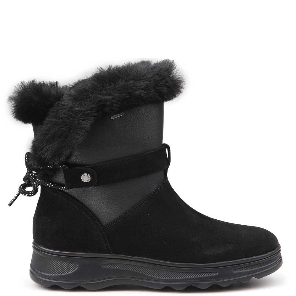 GEOX</br>Γυναικεία Μποτάκια Μαύρο Suede Waterproof HOSMOS D ABX D84AUC 0222N C0005 Geox GEOX</br>Γυναικεία Μποτάκια Μαύρο Suede Waterproof HOSMOS D ABX D84AUC 0222N C0005 Geox