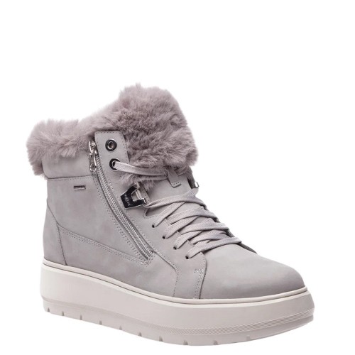 Γυναικεία Μποτάκια Γκρι Nubuck Waterproof KAYLA B ABX D D84AWD 00032 C1010 Geox