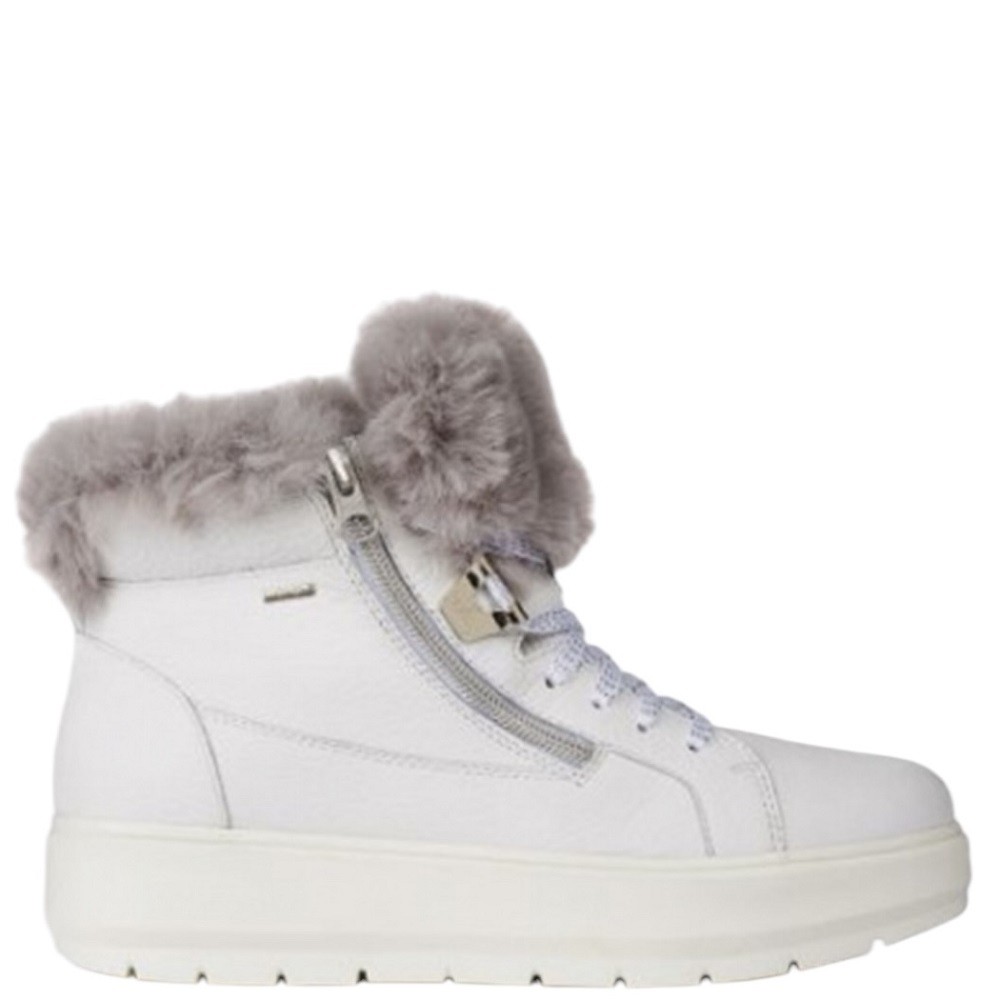 GEOX</br>Γυναικεία Μποτάκια Λευκό Δέρμα Waterproof KAYLA B ABX D D84AWD 046BH C0672 Geox GEOX</br>Γυναικεία Μποτάκια Λευκό Δέρμα Waterproof KAYLA B ABX D D84AWD 046BH C0672 Geox