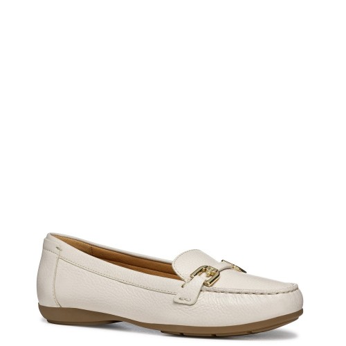 Γυναικεία Μοκασίνια Μπεζ Δέρμα ANNYTAH MOC A D84BMA 00046 C1122 Geox