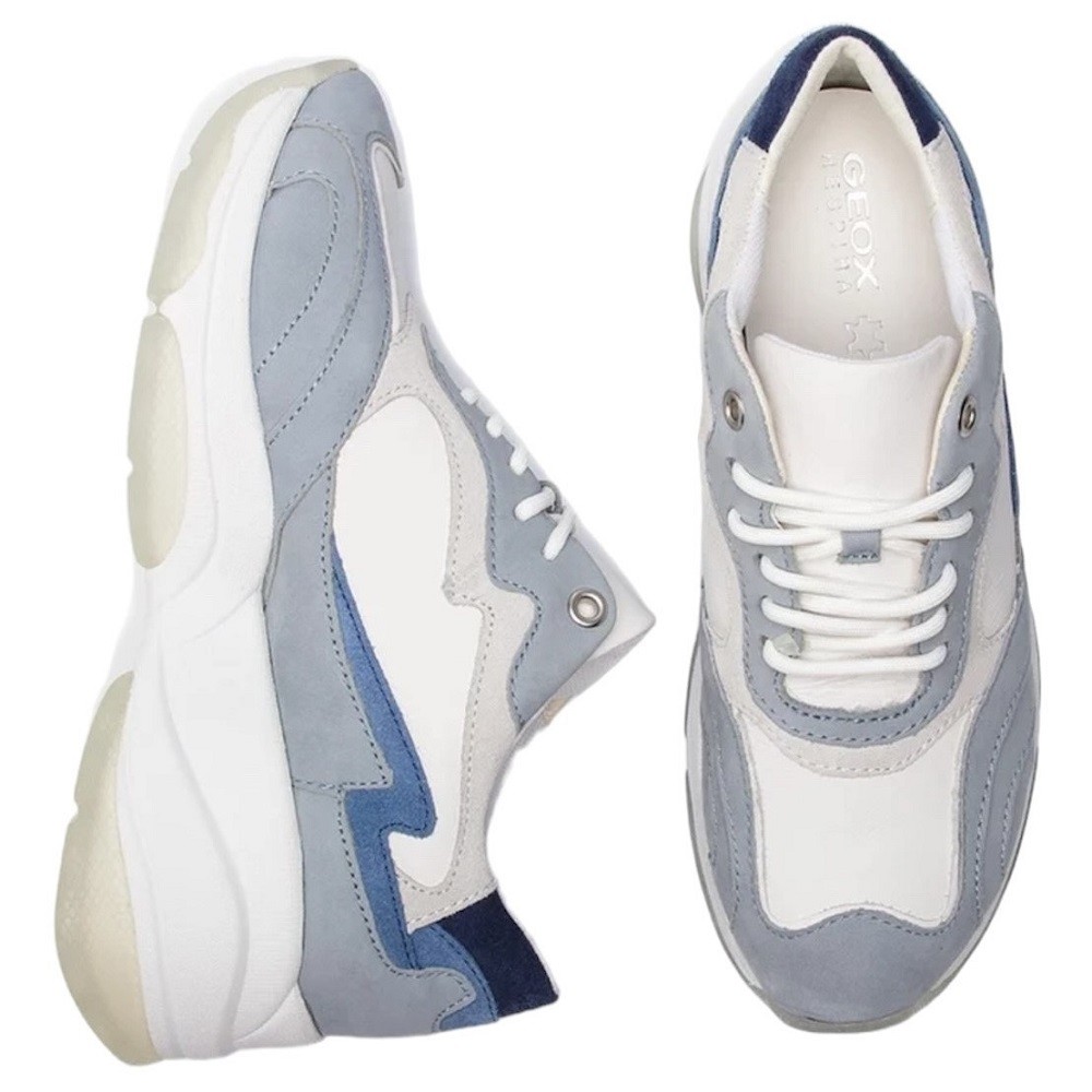 GEOX</br>Γυναικεία Sneakers Λευκό Δέρμα D92BPB 08532 C1ZF3 KIRYA B Geox GEOX</br>Γυναικεία Sneakers Λευκό Δέρμα D92BPB 08532 C1ZF3 KIRYA B Geox
