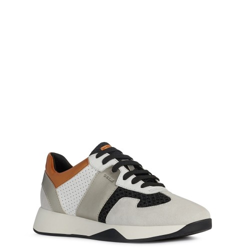 Γυναικεία Sneakers Μαύρο/Off White SUZZIE D94FRB 01422 C9876 Geox