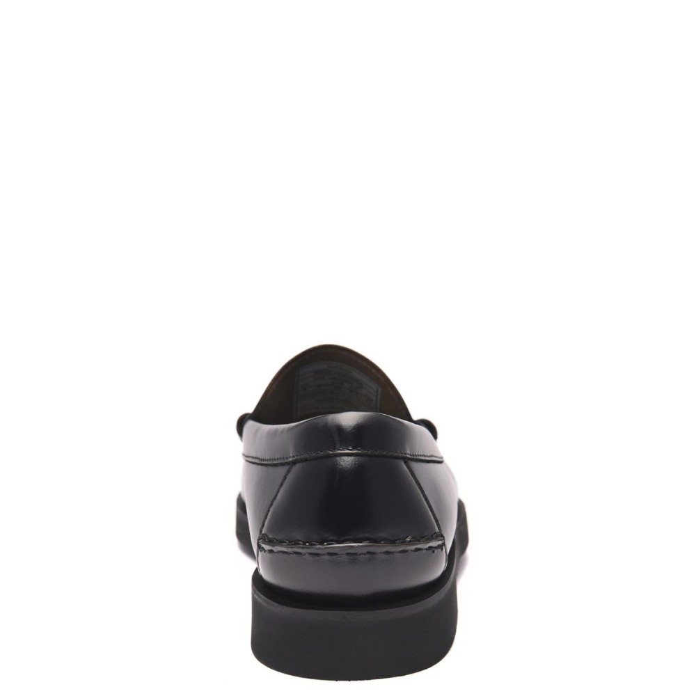 SEBAGO</br>Ανδρικά Μοκασίνια/Loafers Μαύρο Δέρμα DAN POLARIS L7001GW0-902W Sebago SEBAGO</br>Ανδρικά Μοκασίνια/Loafers Μαύρο Δέρμα DAN POLARIS L7001GW0-902W Sebago