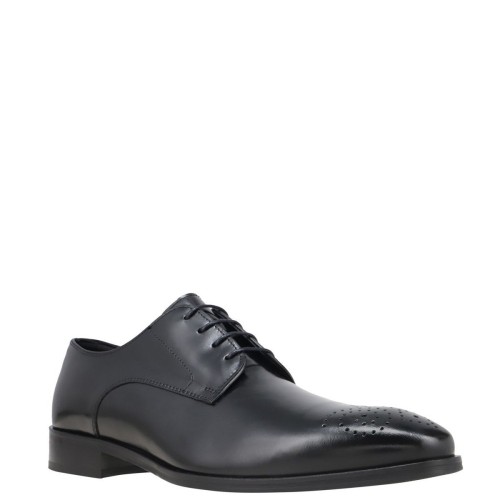 Ανδρικά Δετά Παπούτσια Μαύρο Δέρμα DANTE Kalogirou Ανδρικά Δετά Παπούτσια Μαύρο Δέρμα DANTE Kalogirou