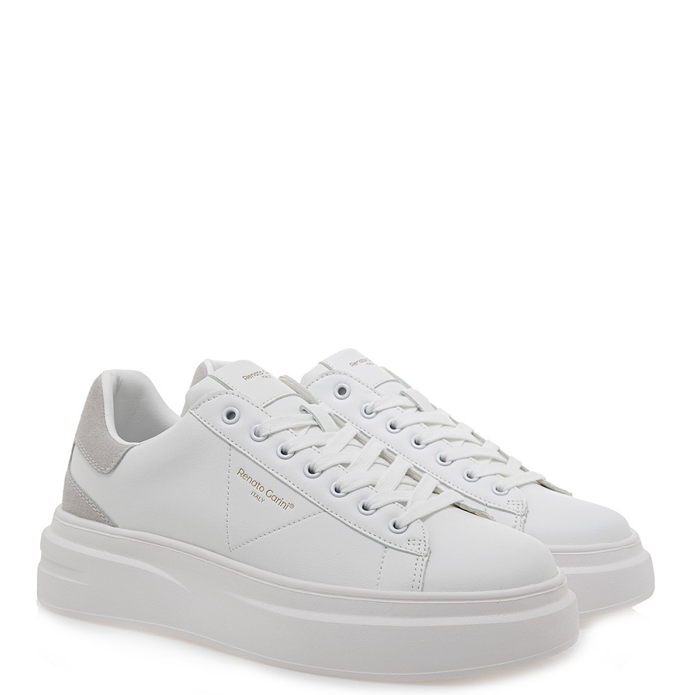 RENATO GARINI</br>Ανδρικά Sneakers Λευκό/Πάγος Καστόρι DAVE-1 Renato Garini RENATO GARINI</br>Ανδρικά Sneakers Λευκό/Πάγος Καστόρι DAVE-1 Renato Garini