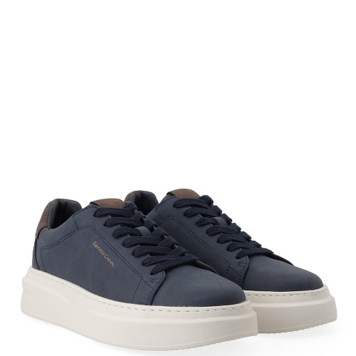 Renato Garini DAVEB-018 Ανδρικά Sneakers Μπλε/Καφέ Nubuck